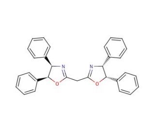 2,2&prime;-Methylenebis[(4R,5S)-4,5-diphenyl-2-oxazoline] (CAS 139021-82-2) - chemical structure image