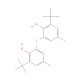 2,2′- Thio-bis(4-methy-6-n-butyl- phenol) (CAS 90-66-4) - chemical structure image