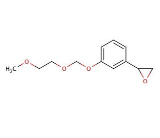 2-[3-[(2-Methoxyethoxy)methoxy]phenyl]oxirane - chemical structure image