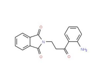 2-[3-(2-Aminophenyl)-3-oxopropyl]-1H-isoindole-1,3(2H)-dione (CAS 17515-32-1) - chemical structure image
