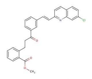 2-[3-[3-[(1E)-2-(7-Chloro-2-quinolinyl)ethenyl]phenyl]-3-oxopropyl]benzoic Acid Methyl Ester - chemical structure image