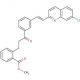 2-[3-[3-[(1E)-2-(7-Chloro-2-quinolinyl)ethenyl]phenyl]-3-oxopropyl]benzoic Acid Methyl Ester - chemical structure image