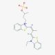 2-[3-(3-Ethyl-2(3H)-benzothiazolylidene)-2-methyl-1-propenyl]-3-[3-(sulfooxy)butyl]benzothiazolium hydroxide inner salt (CAS