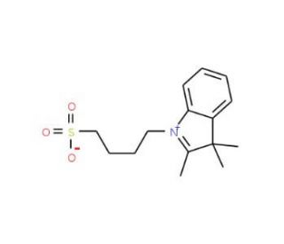 2,3,3-Trimethyl-1-(4-sulfobutyl)-indolium, inner salt (CAS 54136-26-4) - chemical structure image