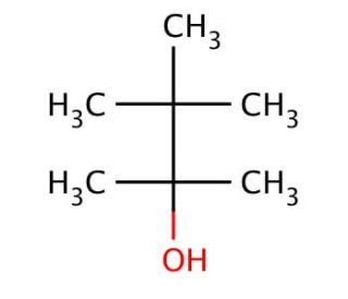2,3,3-trimethylbutan-2-ol (CAS 594-83-2) - chemical structure image