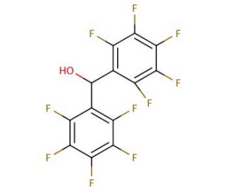 2,3,4,5,6,2&prime;,3&prime;,4&prime;,5&prime;,6&prime;-Decafluorobenzhydrol (CAS 1766-76-3) - chemical structure image