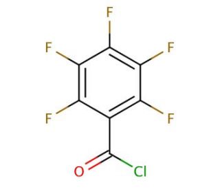 2,3,4,5,6-Pentafluorobenzoyl chloride (CAS 2251-50-5) - chemical structure image