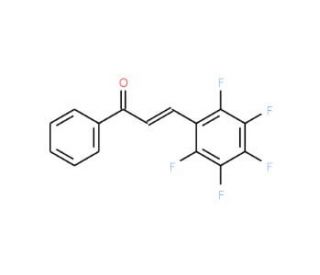 2,3,4,5,6-Pentafluorochalcone (CAS 54081-32-2) - chemical structure image