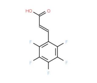 2,3,4,5,6-Pentafluorocinnamic acid (CAS 719-60-8) - chemical structure image