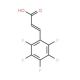 2,3,4,5,6-Pentafluorocinnamic acid (CAS 719-60-8) - chemical structure image