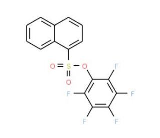 2,3,4,5,6-Pentafluorophenyl 1-naphthalenesulfonate - chemical structure image