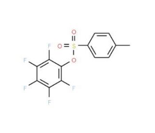 2,3,4,5,6-Pentafluorophenyl 4-methylbenzenesulfonate (CAS 2069-36-5) - chemical structure image