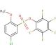 2,3,4,5,6-Pentafluorophenyl 5-chloro-2-methoxybenzenesulfonate - chemical structure image