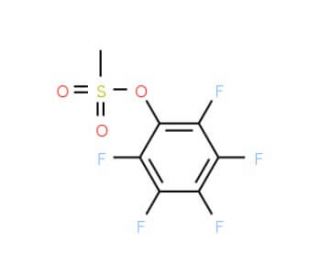 2,3,4,5,6-Pentafluorophenyl methanesulfonate (CAS 161912-36-3) - chemical structure image