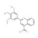 2-(3,4,5-trimethoxyphenyl)quinoline-4-carboxylic acid - chemical structure image