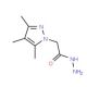 2-(3,4,5-trimethyl-1H-pyrazol-1-yl)acetohydrazide - chemical structure image