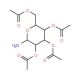 2,3,4,6-Tetra-O-acetyl-b-D-glucopyranosyl amine (CAS 51624-81-0) - chemical structure image