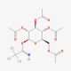 2,3,4,6-Tetra-O-acetyl-beta-D-glucopyranosyl 2,2,2-Trichloroacetimidate (CAS 92052-29-4) - chemical structure image