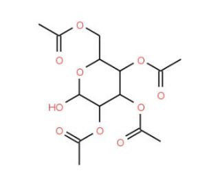 2,3,4,6-Tetra-O-acetyl-D-galactopyranose (CAS 47339-09-3) - chemical structure image