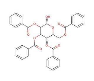 2,3,4,6-Tetra-O-benzoyl-D-galactopyranoside (CAS 627466-84-6) - chemical structure image