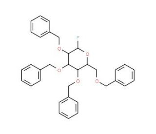 2,3,4,6-Tetra-O-benzyl-beta-D-glucopyranosyl Fluoride (CAS 78153-79-4) - chemical structure image