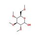 2,3,4,6-Tetra-O-methyl-D-glucose (CAS 7506-68-5) - chemical structure image