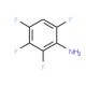 2,3,4,6-Tetrafluoroaniline (CAS 363-73-5) - chemical structure image