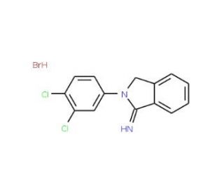 2-(3,4-dichlorophenyl)isoindolin-1-imine hydrobromide - chemical structure image