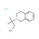 2-(3,4-dihydroisoquinolin-2(1H)-yl)-2-methylpropan-1-amine hydrochloride - chemical structure image