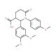 2-(3,4-Dimethoxy-phenyl)-1-(4-methoxy-phenyl)-6-oxo-piperidine-3-carboxylic acid - chemical structure image