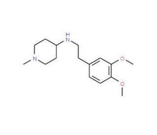 [2-(3,4-Dimethoxy-phenyl)-ethyl]-(1-methyl-piperidin-4-yl)-amine - chemical structure image