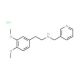 [2-(3,4-Dimethoxy-phenyl)-ethyl]-pyridin-3-yl-methyl-amine hydrochloride - chemical structure image
