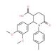 2-(3,4-dimethoxyphenyl)-1-(4-methylphenyl)-6-oxopiperidine-3-carboxylic acid - chemical structure image