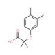 2-(3,4-Dimethyl-phenoxy)-2-methyl-propionic acid - chemical structure image
