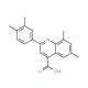 2-(3,4-Dimethylphenyl)-6,8-dimethylquinoline-4-carboxylic acid - chemical structure image