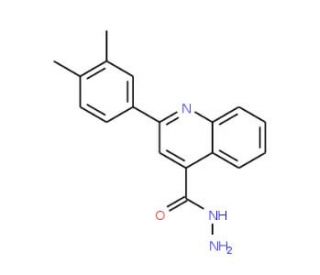 2-(3,4-Dimethylphenyl)quinoline-4-carbohydrazide - chemical structure image