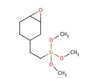 [2-(3,4-Epoxycyclohexyl)ethyl]trimethoxysilane (CAS 3388-04-3) - chemical structure image