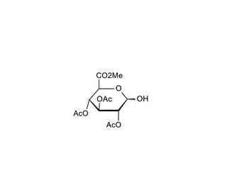 2,3,4-Tri-O-acetyl-D-glucuronide methyl ester (CAS 3082-95-9) - chemical structure image