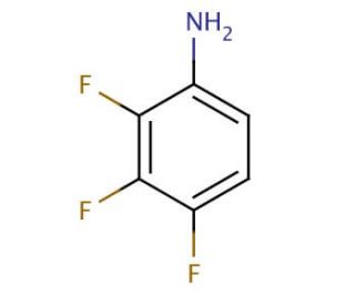 2,3,4-Trifluoroaniline (CAS 3862-73-5) - chemical structure image