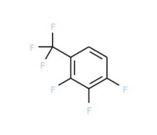2,3,4-Trifluorobenzotrifluoride (CAS 393-01-1) - chemical structure image