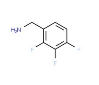 2,3,4-Trifluorobenzylamine (CAS 235088-67-2) - chemical structure image