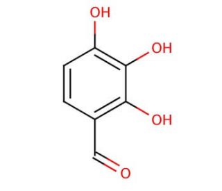 2,3,4-Trihydroxybenzaldehyde (CAS 2144-08-3) - chemical structure image