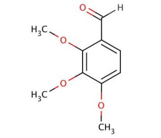2,3,4-Trimethoxybenzaldehyde (CAS 2103-57-3) - chemical structure image