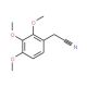 2,3,4-Trimethoxyphenylacetonitrile (CAS 68913-85-9) - chemical structure image