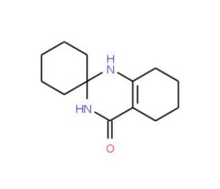 2,3,5,6,7,8-Hexahydro-4(1H)-quinazolinone-2-spirocyclohexane (CAS 30152-60-4) - chemical structure image