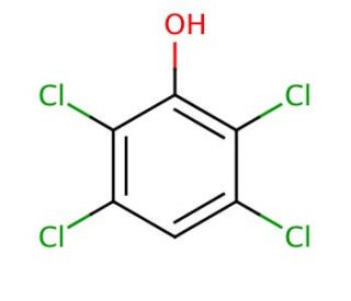 2,3,5,6-Tetrachlorophenol (CAS 935-95-5) - chemical structure image