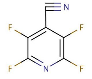 2,3,5,6-Tetrafluoro-4-pyridinecarbonitrile (CAS 16297-07-7) - chemical structure image