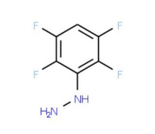 2,3,5,6-Tetrafluorophenylhydrazine (CAS 653-11-2) - chemical structure image