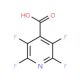 2,3,5,6-Tetrafluoropyridine-4-carboxylic acid (CAS 2875-10-7) - chemical structure image
