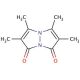 2,3,5,6-Tetramethyl-pyrazolo[1,2-a]pyrazole-1,7-dione (CAS 68654-22-8) - chemical structure image